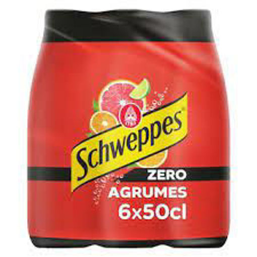 Afbeeldingen van SCHWEPPES AGRUM ZERO PET 6X50CL