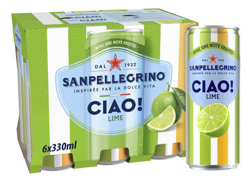 Afbeeldingen van SAN PELLIGRINO CIAO LIME  6X33CL
